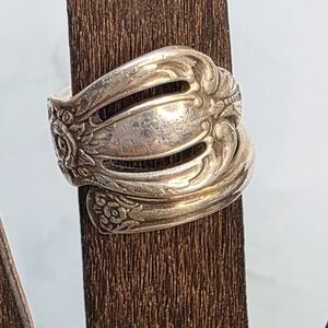 Vintage 1847 Rogers Bros Spoon Ring – Silverplate – Size 5